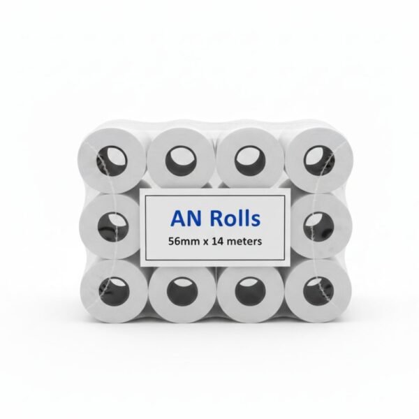 AN Rolls 56mm x 14 meter thermal billing rolls pack of 10 – premium POS paper for billing machines