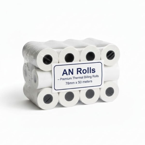 AN Rolls 3 inch thermal billing roll – high quality POS receipt paper for billing machines